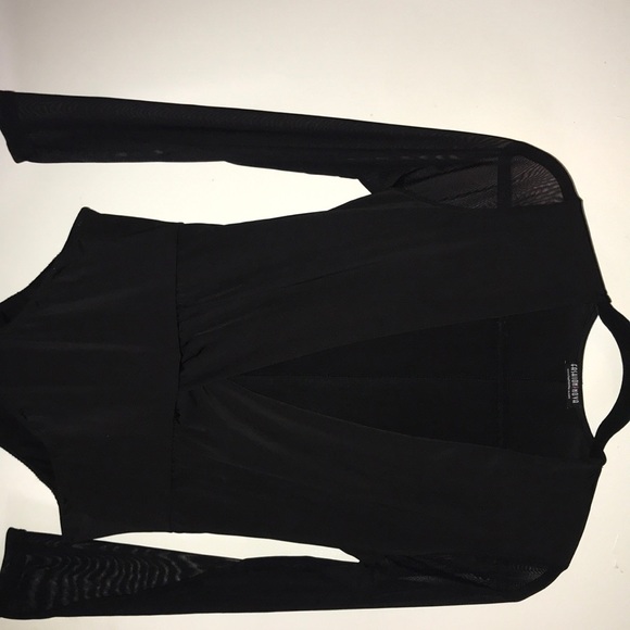 Tops - Deep V neck bodysuit